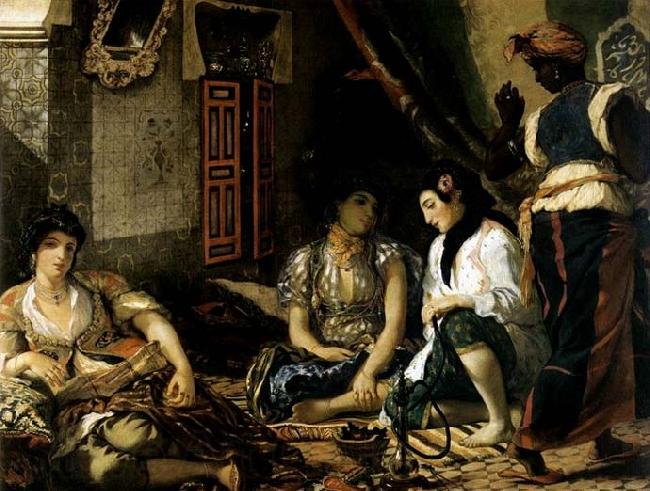 Eugene Delacroix The Women of Algiers Norge oil painting art